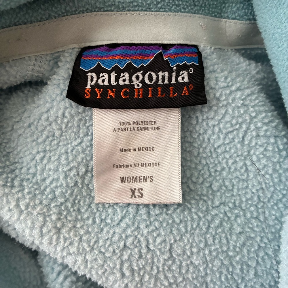 Light Blue Patagonia Vest - Picture 5 of 6